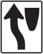 (KEEP LEFT ARROW PICTORIAL)