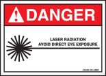 LASER RADIATION AVOID DIRECT EYE EXPOSURE CLASS 3A LASER (W/GRAPHIC)