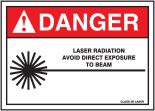LASER RADIATION AVOID DIRECT EXPOSURE TO BEAM CLASS 3B LASER (W/GRAPHIC)