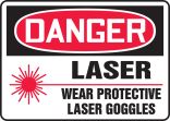 LASER WEAR PROTECTIVE LASER GOGGLES (W/GRAPHIC)