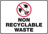 NON RECYCLABLE WASTE (W/GRAPHIC)