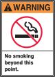 NO SMOKING BEYOND THIS POINT (W/GRAPHIC)