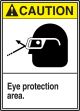 EYE PROTECTION AREA (W/GRAPHIC)