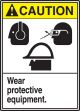 WEAR PROTECTIVE EQUIPMENT (W/GRAPHIC)