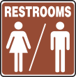 RESTROOMS (W/UNISEX GRAPHIC)