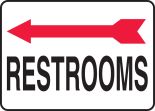 RESTROOMS (ARROW LEFT)