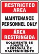 MAINTENANCE PERSONNEL ONLY (BILINGUAL)