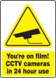 YOU'RE ON FILM! CCTV CAMERAS IN 24 HOUR USE W/GRAPHIC