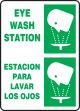 EYE WASH STATION (W/GRAPHIC) (BILINGUAL)