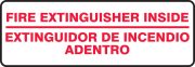 FIRE EXTINGUISHER INSIDE <BR>EXTINGUIDOR DE INCENDIO ADENTRO
