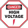 DANGER HIGH VOLTAGE (W/GRAPHIC)