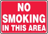 NO SMOKING IN THIS AREA