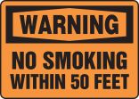 NO SMOKING WITHIN 50 FEET