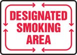 DESIGNATED SMOKING AREA