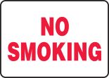 Safety Sign, Legend: NO SMOKING