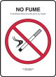 Safety Sign, Legend: NO FUME ES PROHIBIDO FUMAR PROVEIDO POR LA LEY ESTATAL W/GRAPHIC