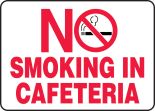 NO SMOKING IN CAFETERIA (W/GRAPHIC)