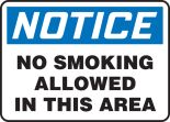 NO SMOKING ALLOWED IN THIS AREA