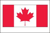 SHIPPING LABEL - CANADIAN FLAG IMAGE