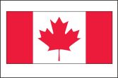 SHIPPING LABEL - CANADIAN FLAG IMAGE