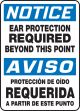 EAR PROTECTION REQUIRED BEYOND THIS POINT