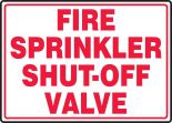 FIRE SPRINKLER SHUT-OFF VALVE