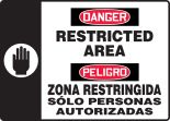 RESTRICTED AREA (W/GRAPHIC) (BILINGUAL)