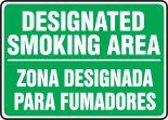 DESIGNATED SMOKING AREA (BILINGUAL)