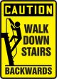 WALK DOWN STAIRS BACKWARDS (W/GRAPHIC)