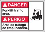DANGER FORKLIFT TRAFFIC AREA (W/GRAPHIC)