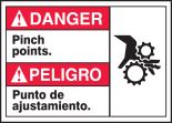 DANGER PINCH POINTS (BILINGUAL SPANISH)