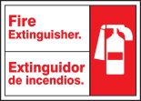FIRE EXTINGUISHER (BILINGUAL SPANISH)