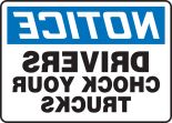 DRIVERS CHOCK YOUR TRUCKS (REVERSE LEGEND)
