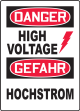 DANGER HIGH VOLTAGE (W/GRAPHIC)
