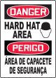 DANGER HARD HAT AREA (W/GRAPHIC)