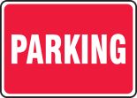 Safety Sign, Legend: PARKING