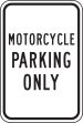 MOTORCYCLE PARKING ONLY