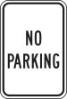 NO PARKING