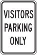 VISITORS PARKING ONLY