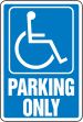 PARKING ONLY (W/GRAPHIC)