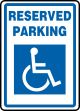 RESERVED PARKING (W/GRAPHIC)