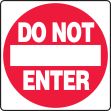 DO NOT ENTER