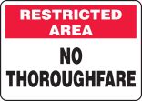 NO THOROUGHFARE
