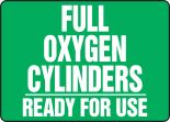 FULL OXYGEN CYLINDERS READY FOR USE