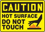 HOT SURFACE DO NOT TOUCH (W/GRAPHIC)