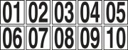 SEQUENTIAL NUMBER MARKERS