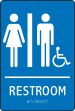 RESTROOM (w/handicap symbol)