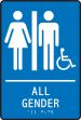 All Gender Restroom Signs – ADA Braille