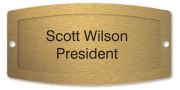 Custom Engraved Office Signs & Frame Kit