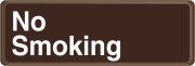 Safety Sign, Legend: NO SMOKING
